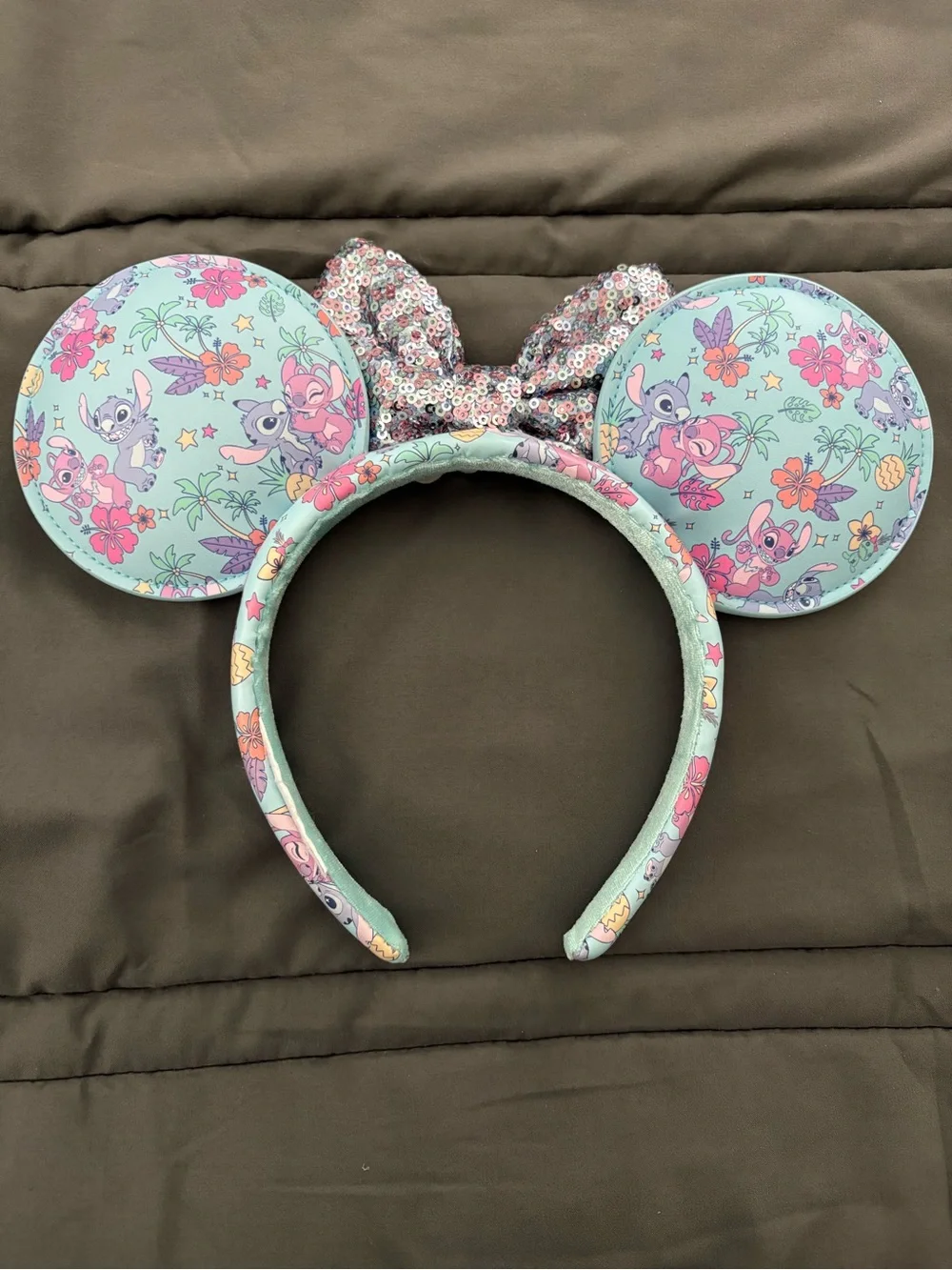 Disney stitch and angel Mickey ears nwot